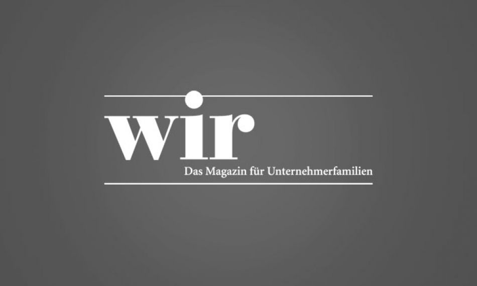 WIR-MAGAZIN  - 变更机构Statt Zahlenmensch：JörgRitterüberDie Neuen anfordorungen a frameienunternehmen的CFO